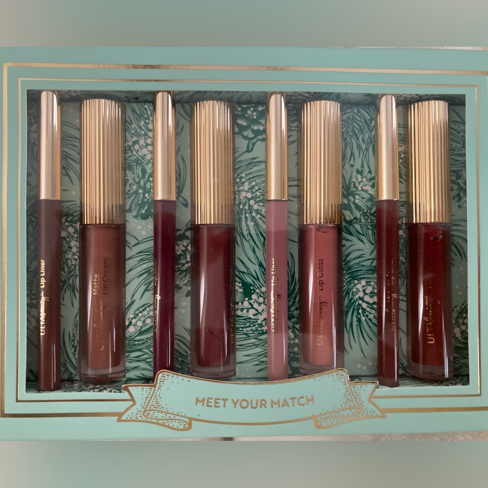 Ultabeauty lip set “Meet your match” lip liner, lip gloss, and matte lip cream